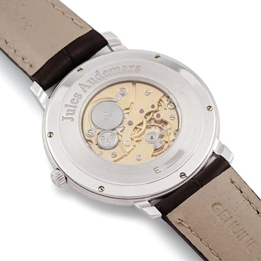 腕時計 オーデマピゲ AUDEMARS PIGUET ジュール オーデマ エクストラフラット 15126BC.OO.D002CR.01 手巻き メンズ OH済 K18WG無垢 グレー