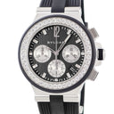 腕時計 ブルガリ BVLGARI ディアゴノ クロノグラフ DG40SVCH 自動巻き メンズ 純正ダイヤ ブラック デイト スモールセコンド