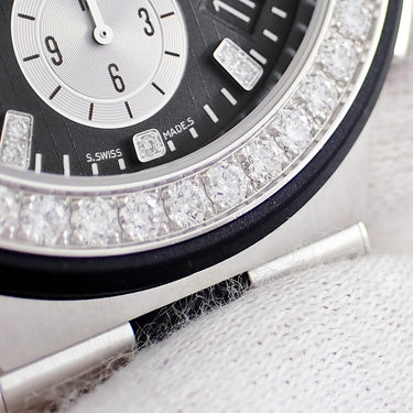腕時計 ブルガリ BVLGARI ディアゴノ クロノグラフ DG40SVCH 自動巻き メンズ 純正ダイヤ ブラック デイト スモールセコンド