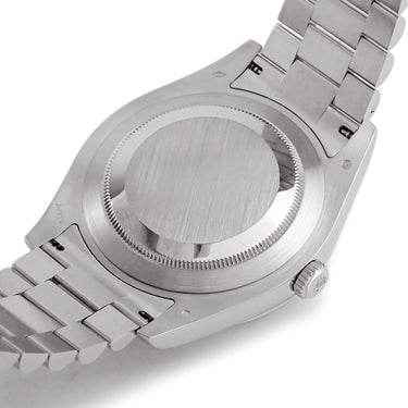 腕時計 ロレックス ROLEX デイデイト II 218206A ランダム番 自動巻き メンズ ランダム番 Pt950無垢 プラチナ 純正ダイヤ アイスブルー