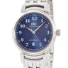 腕時計 IWC IWC ダ ヴィンチ オートマティック IW356605 自動巻き メンズ ブルー 青 サンレイ デイト アラビア
