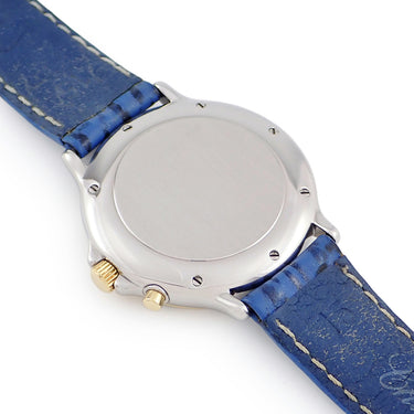 腕時計 ショパール CHOPARD ミッレミリア 13/8175 クオーツ レディース K18YG×SS コンビ 純正ダイヤ&サファイア デイト