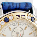 腕時計 ショパール CHOPARD ミッレミリア 13/8175 クオーツ レディース K18YG×SS コンビ 純正ダイヤ&サファイア デイト