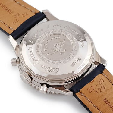 腕時計 ブライトリング BREITLING ナビタイマー GMT J24324 自動巻き メンズ K18WG無垢 クロノグラフ デイト 回転ベゼル 日本限定