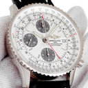 腕時計 ブライトリング BREITLING ナビタイマー GMT J24324 自動巻き メンズ K18WG無垢 クロノグラフ デイト 回転ベゼル 日本限定