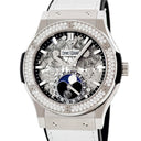 腕時計 ウブロ HUBLOT クラシックフュージョン アエロフュージョン 517.NX.0170.LR.1104 自動巻き メンズ メーカーOH済 純正ダイヤ