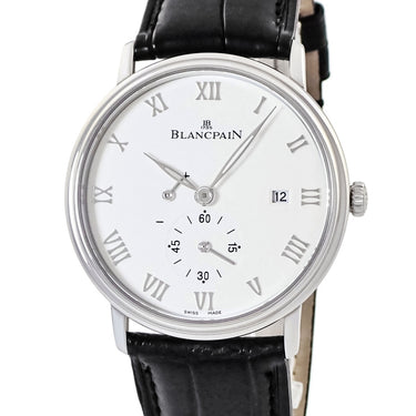 腕時計 ブランパン BLANCPAIN ヴィルレ ウルトラスリム 6606-1127-55B 手巻き メンズ パワーリザーブ デイト スモールセコンド