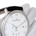 腕時計 ブランパン BLANCPAIN ヴィルレ ウルトラスリム 6606-1127-55B 手巻き メンズ パワーリザーブ デイト スモールセコンド