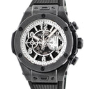 腕時計 ウブロ HUBLOT ビッグバン ウニコ ホワイト イン ブラック 411.CI.2010.LR.JPN16 自動巻き メンズ OH済 デイト 日本限定
