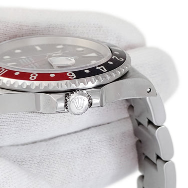 腕時計 ロレックス ROLEX GMTマスター II 16710 U番 自動巻き メンズ U番 チャックイエーガー ダブルネーム リアルマッコイズ 限定