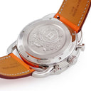 腕時計 エルメス HERMES アルソー クロノグラフ AR15.910 自動巻き メンズ シルバー スモールセコンド デイト アラビア