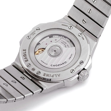 腕時計 ショパール CHOPARD アルパイン イーグル 36 298601-3001 自動巻き メンズ レディース ブルー ローマン バー