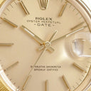腕時計 ロレックス ROLEX オイスターパーペチュアル デイト 1507 自動巻き メンズ OH済 11番 K18YG無垢 アンティーク
