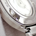 腕時計 ルイヴィトン LOUIS VUITTON ヴォヤジャー GMT Q7D311 自動巻き メンズ シルバー サンレイ 水色 バー シースルーバック