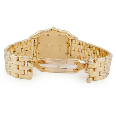 腕時計 カルティエ Cartier パンテール クラシック & フィガロ LM W25014B9 クオーツ メンズ レディース K18YG無垢 ダイヤ デイト