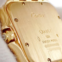 腕時計 カルティエ Cartier パンテール クラシック & フィガロ LM W25014B9 クオーツ メンズ レディース K18YG無垢 ダイヤ デイト