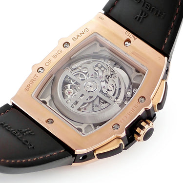 腕時計 ウブロ HUBLOT スピリット オブ ビッグバン キングゴールド 601.OX.0183.LR.1704 自動巻き メンズ OH済 K18KG無垢 純正ダイヤ