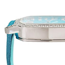 腕時計 ハリーウィンストン Harry Winston エメラルド EMEQHM18WW014 クオーツ レディース K18WG無垢 純正ダイヤ ターコイズカラー シェル