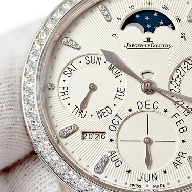 腕時計 ジャガールクルト JAEGER LECOULTRE ランデヴー パーペチュアルカレンダー Q3493420 342.3.21.S 自動巻き メンズ K18WG無垢 純正ダイヤ
