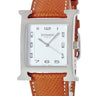 腕時計 エルメス HERMES Hウォッチ TGM HH1.810 036831WW00 クオーツ メンズ ホワイト スクエア H型 アラビア