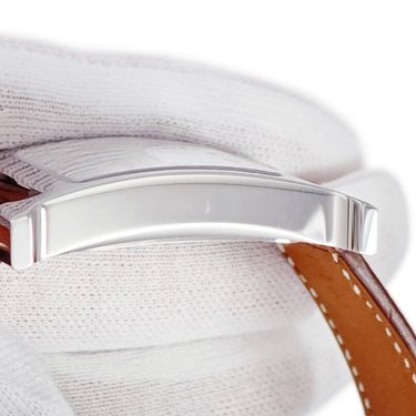 腕時計 エルメス HERMES Hウォッチ TGM HH1.810 036831WW00 クオーツ メンズ ホワイト スクエア H型 アラビア