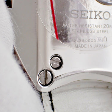 腕時計 セイコー SEIKO ガランテ メカニカル GMT SBLM001 8L36-00C0 自動巻き メンズ OH済 シルバー デイト デュアルタイム