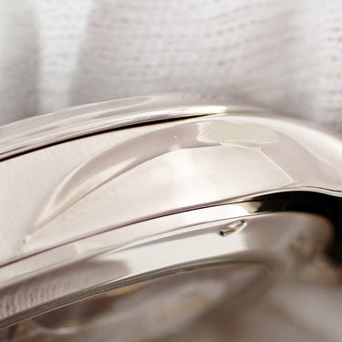 腕時計 H.モーザー H. MOSER & CIE. モナード 343.505-012 手巻き メンズ K18WG無垢 シルバー グレー サンレイ シースルーバック