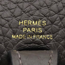 エルメス HERMES エヴリン TPM 16 ロング エベンヌ トリヨンクレマンス ショルダーバッグ ゴールド金具 茶 エブリン 2025年製