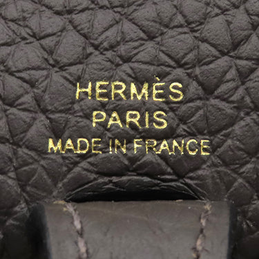 エルメス HERMES エヴリン TPM 16 ロング エベンヌ トリヨンクレマンス ショルダーバッグ ゴールド金具 茶 エブリン 2025年製