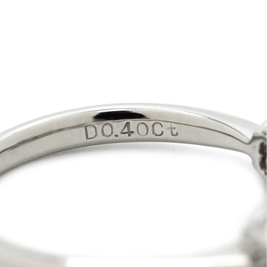 ミキモト MIKIMOTO エメラルド ダイヤモンド グリーン×プラチナシルバー Pt950 エメラルド ダイヤモンド リング 指輪 MIKIMOTO プラチナ Pt950 エメラルドカット スクエア 11号