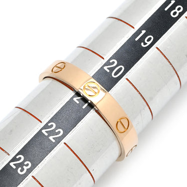 カルティエ Cartier ミニラブリング B4085200 ピンクゴールド K18PG #62(JP22) リング 指輪 スモールモデル LOVE Ring 18K 750PG 21号