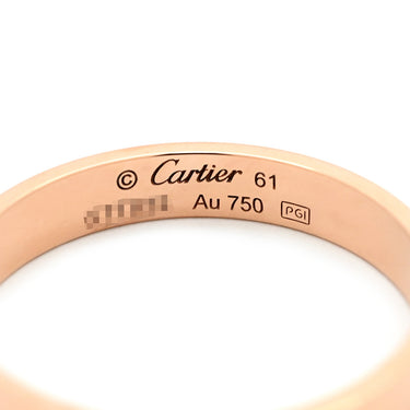 カルティエ Cartier ミニラブリング B4085200 ピンクゴールド K18PG #61(JP21) リング 指輪 スモールモデル LOVE Ring 18K 750PG 20号