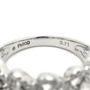 モニッケンダム MONNICKENDAM ダイヤ デザインリング プラチナシルバー Pt900 ダイヤモンド リング 指輪 プラチナ ブリリアントカット パヴェ 11号