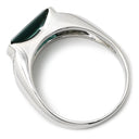 タサキ TASAKI グリーントルマリン ダイヤモンド グリーン×プラチナシルバー Pt900 トルマリン ダイヤモンド リング 指輪 TASAKI プラチナ 緑 スクエア バケットカット 14.5号