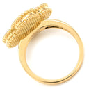 ヴァンクリーフアーペル Van Cleef & Arpels マジック アルハンブラ グレー×イエローゴールド K18YG グレーマザーオブパール #58(JP18) リング 指輪 Au750 18金 17号