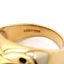 ブルガリ BVLGARI ピラミデ イエロー×イエローゴールド×ホワイトゴールド K18YG K18WG シトリン リング 指輪 750 18金 YG WG シトリン 14号