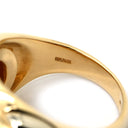 ブルガリ BVLGARI ピラミデ イエロー×イエローゴールド×ホワイトゴールド K18YG K18WG シトリン リング 指輪 750 18金 YG WG シトリン 14号