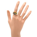 ブルガリ BVLGARI アレグラリング イエローゴールドXマルチカラー K18YG ブルートパーズ ピンクトルマリン ペリドット シトリンクォーツ ダイヤモンド リング 指輪 K18YG 18K 750 18金 ダイヤ マルチストーン 10.5号