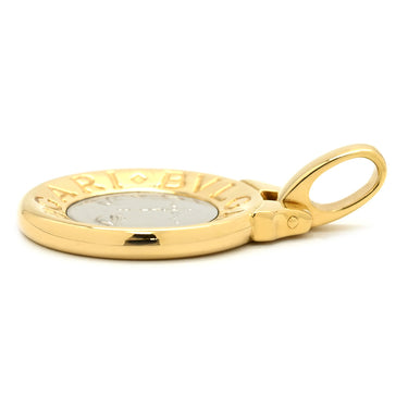ブルガリ BVLGARI ホロスコープ 天秤座 LIBRA イエローゴールドXホワイトゴールド K18YG K18WG ペンダントトップ 750 BVLGARI 星座 ネックレストップ