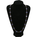 ヴァンクリーフアーペル Van Cleef & Arpels ヴィンテージ アルハンブラ 20モチーフ VCARN8T300 パープル×イエローゴールド K18YG ラピスラズリ ネックレス 紫 18K 750YG