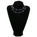 ヴァンクリーフアーペル Van Cleef & Arpels ヴィンテージ アルハンブラ 20モチーフ VCARN8T300 パープル×イエローゴールド K18YG ラピスラズリ ネックレス 紫 18K 750YG