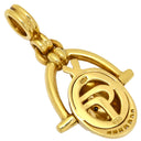 ピアジェ PIAGET ポロキャップ イエローゴールド K18YG ダイヤモンド ペンダントトップ Au750 18K ダイヤモンド ライディングハット ジョッキーヘルメット