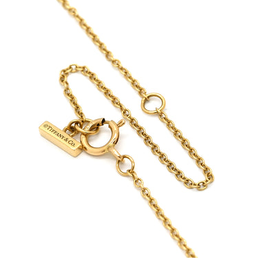 ティファニー Tiffany & Co Tトゥー サークル ダイヤ カーネリアン レッド×イエローゴールド K18YG ダイヤモンド カーネリアン ネックレス T＆Co. Au750 18K 赤 丸型 ラウンド