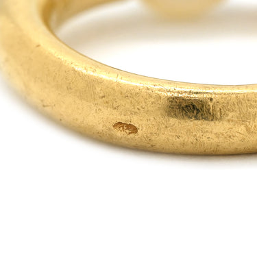 カルティエ Cartier ぺルラ イエローゴールド K18YG パール #54(JP14) リング 指輪 750 18K パール 真珠 11.5号