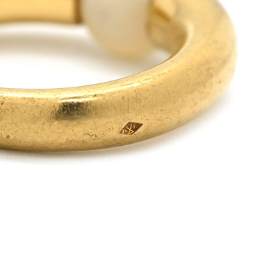 カルティエ Cartier ぺルラ イエローゴールド K18YG パール #54(JP14) リング 指輪 750 18K パール 真珠 11.5号
