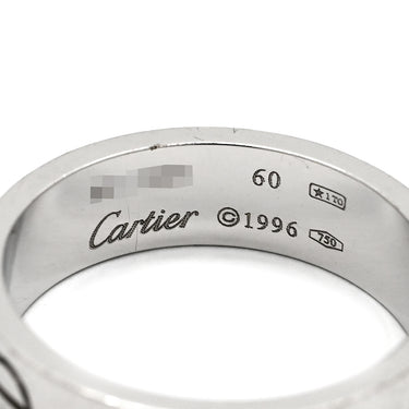 カルティエ Cartier LOVE ラブリング B4084700 ホワイトゴールド K18WG #60(JP20) リング 指輪 750 18K WG クラシックモデル 19号