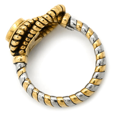 カルティエ Cartier ヘラクレス ノット シトリン イエローゴールド シトリン K18YG ステンレススティール #51(JP11) リング 指輪 18K 750 YG SS コンビ 結び目 11.5号