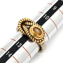 カルティエ Cartier ヘラクレス ノット シトリン イエローゴールド シトリン K18YG ステンレススティール #51(JP11) リング 指輪 18K 750 YG SS コンビ 結び目 11.5号