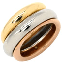 カルティエ Cartier スリーカラーリング ホワイトゴールド×イエローゴールド×ピンクゴールド K18WG K18YG K18PG リング 指輪 3カラー 3ゴールド Au750 18K 11.5号
