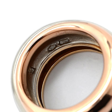 カルティエ Cartier スリーカラーリング ホワイトゴールド×イエローゴールド×ピンクゴールド K18WG K18YG K18PG リング 指輪 3カラー 3ゴールド Au750 18K 11.5号